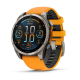 Garmin Fenix 8 - 47mm - AMOLED Sapphire - Titanium with Spark Orange/Graphite Band