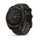 Garmin Fenix 8 - 47mm - Solar Sapphire - Carbon Grey DLC Titanium with Black/Pebble Grey Band