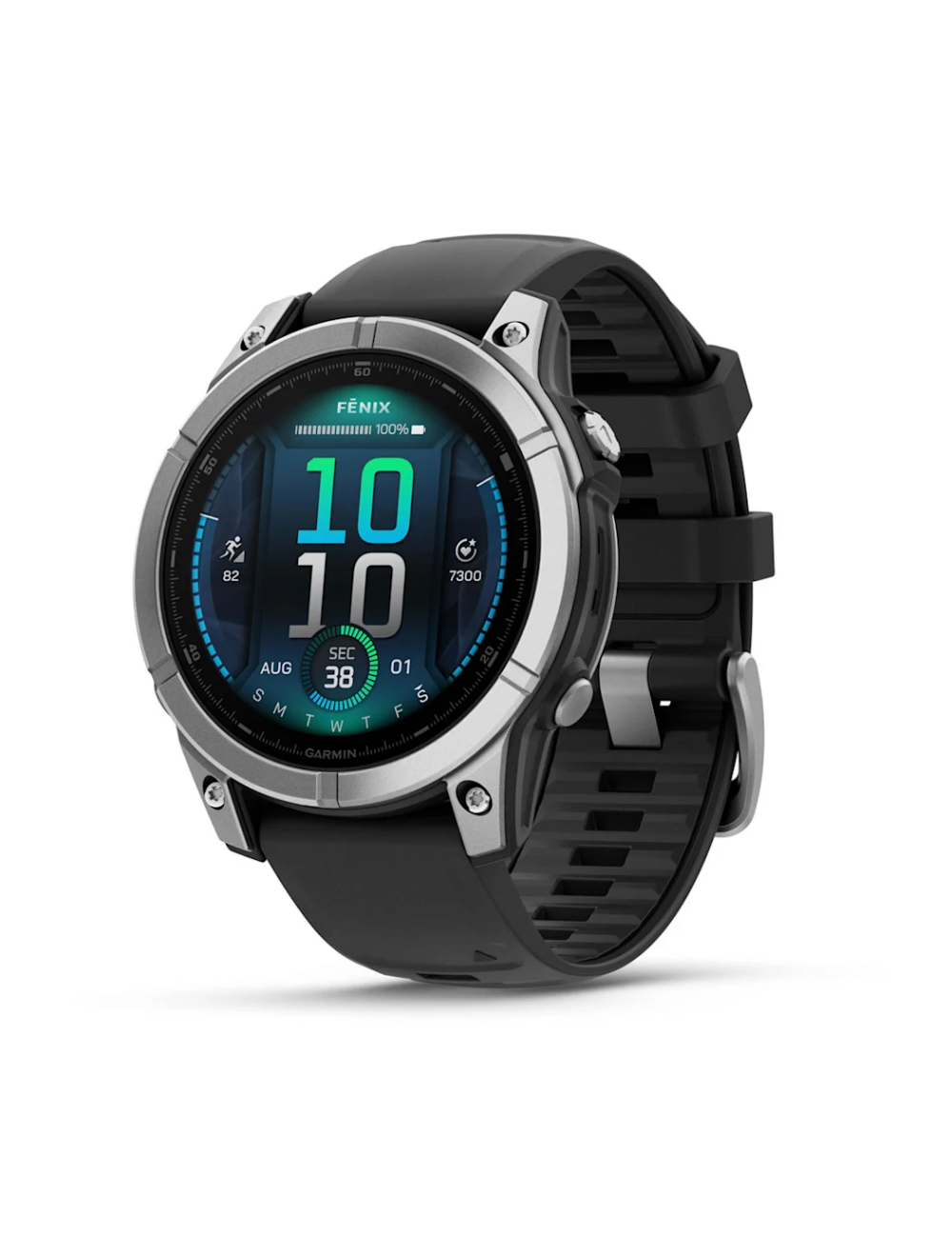 Garmin fenix 5 silver with black band best sale